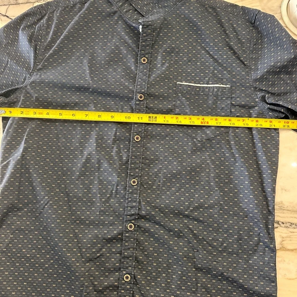 Craft +Flow Shirt Men's Medium Button Up Short Sleeve Business Casual Dadcore - Picture 5 of 7